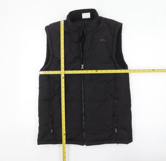 Mens UK Size XS Slazenger Black Puffer Jacket