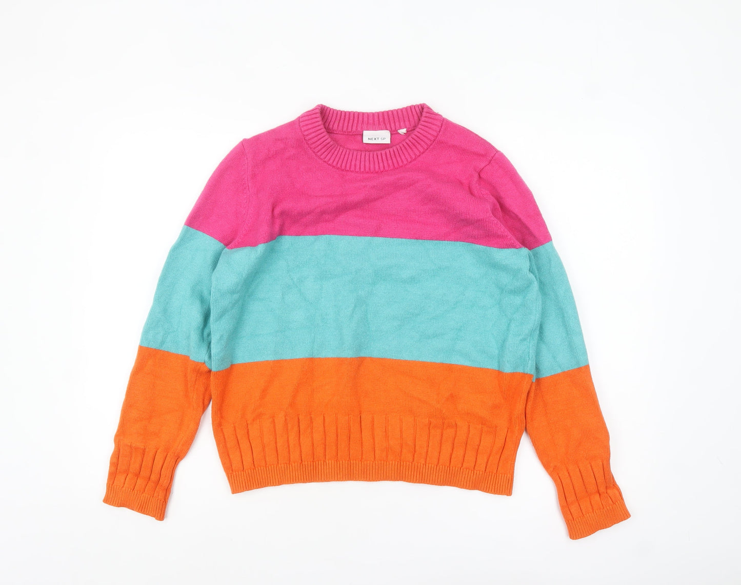 Womens UK Size M NEXT Multicoloured Pullover Jumper