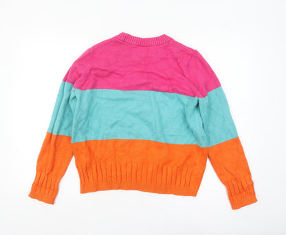 Womens UK Size M NEXT Multicoloured Pullover Jumper