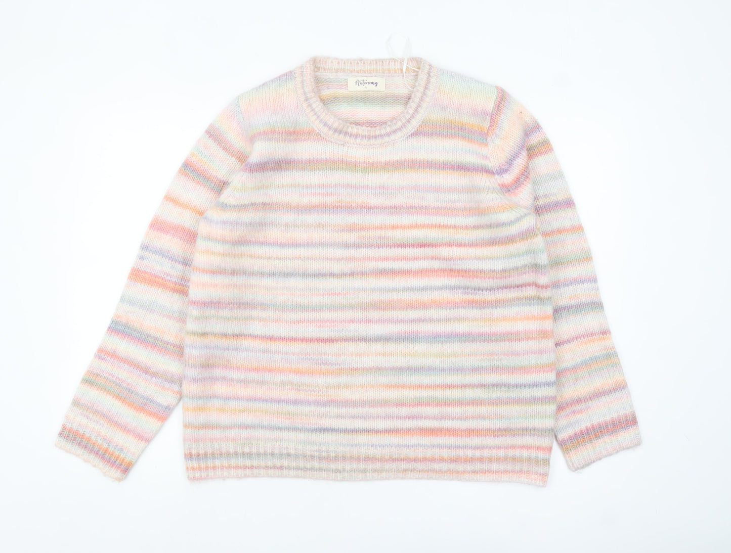 Womens UK Size L Autonomy Multicoloured Pullover Jumper