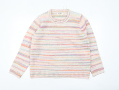 Womens UK Size L Autonomy Multicoloured Pullover Jumper