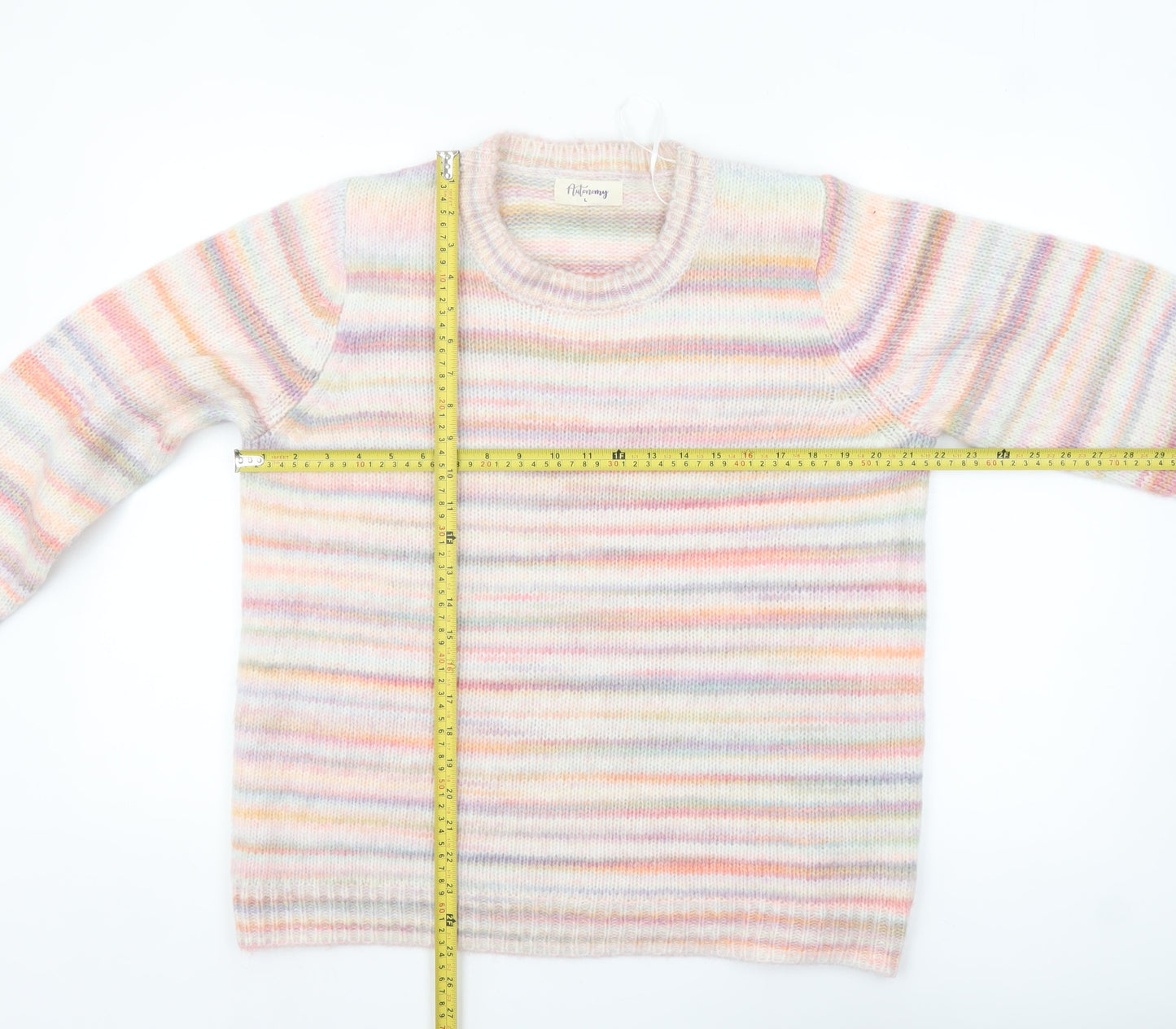 Womens UK Size L Autonomy Multicoloured Pullover Jumper