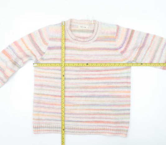 Womens UK Size L Autonomy Multicoloured Pullover Jumper