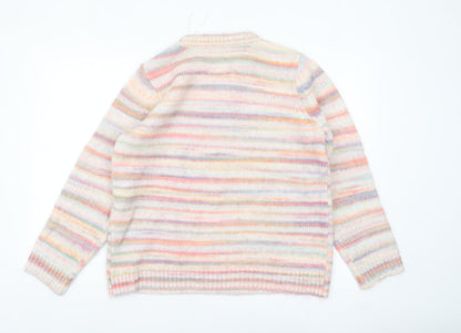 Womens UK Size L Autonomy Multicoloured Pullover Jumper