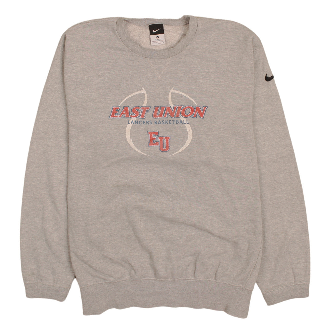 Mens UK Size L Nike Grey Pullover Sweatshirt
