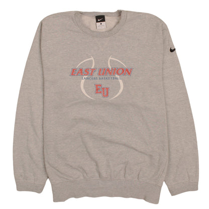 Mens UK Size L Nike Grey Pullover Sweatshirt