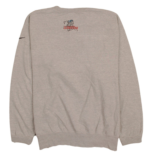 Mens UK Size L Nike Grey Pullover Sweatshirt