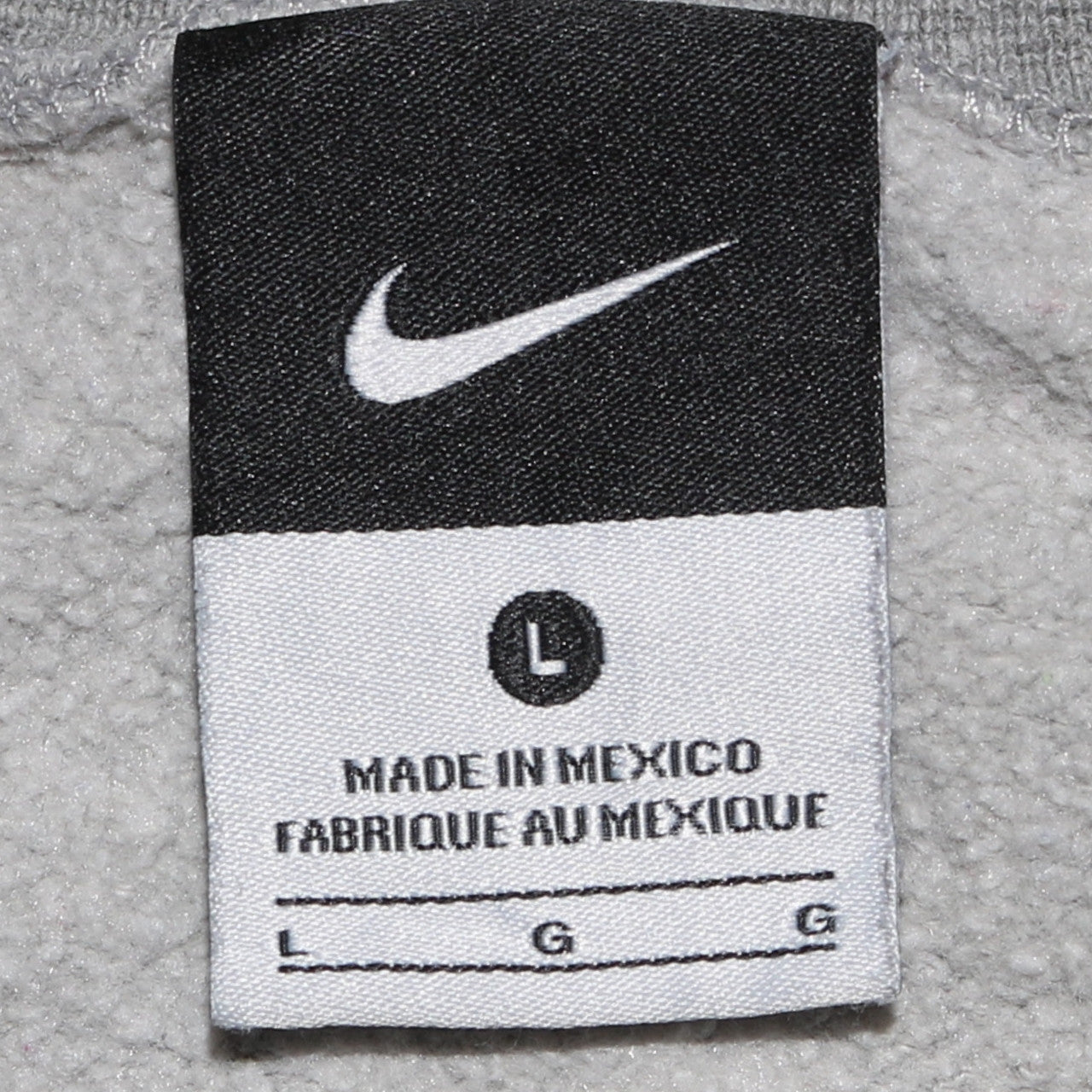 Mens UK Size L Nike Grey Pullover Sweatshirt