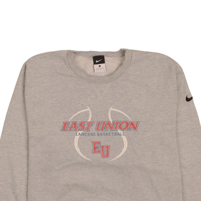 Mens UK Size L Nike Grey Pullover Sweatshirt