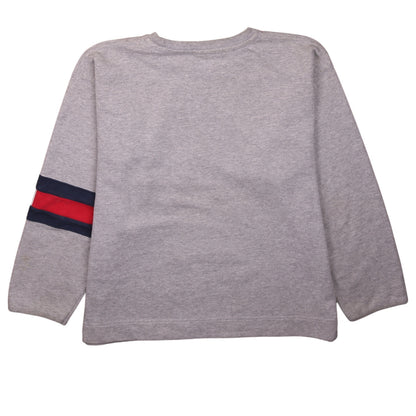 Womens UK Size L Tommy Hilfiger Grey Pullover Sweatshirt