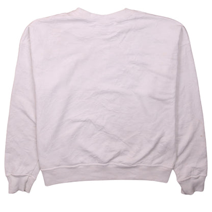 Womens UK Size S Champion White Pullover Sweatshirt