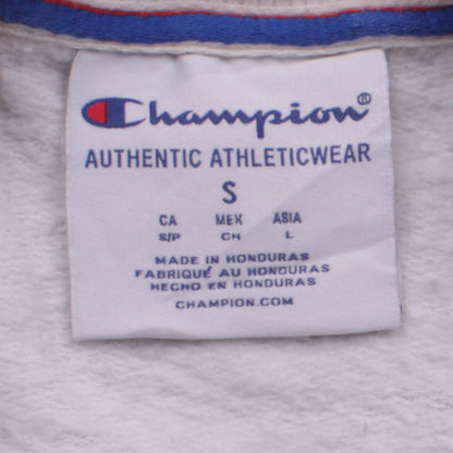 Womens UK Size S Champion White Pullover Sweatshirt