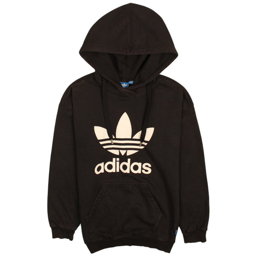 Womens UK Size 6 adidas Black Pullover Hoodie