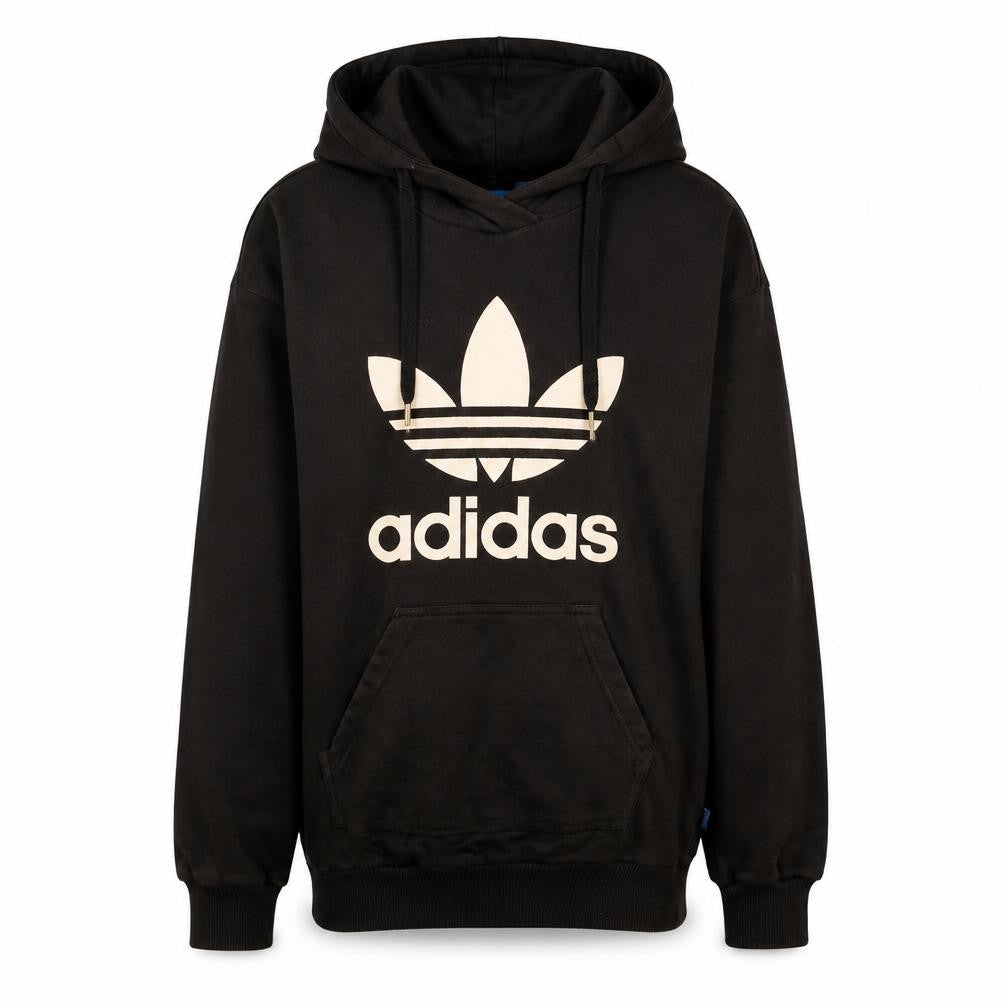 Womens UK Size 6 adidas Black Pullover Hoodie