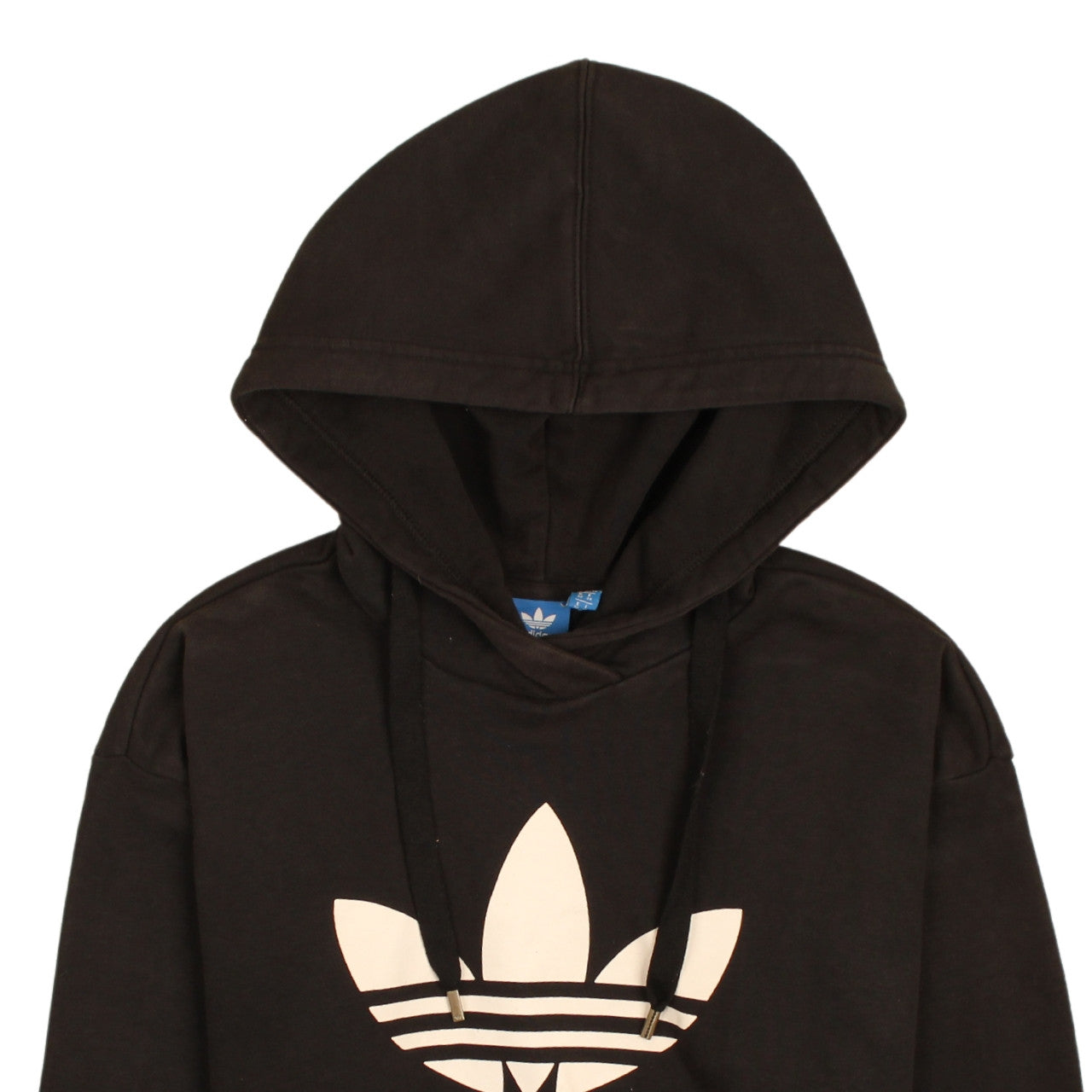 Womens UK Size 6 adidas Black Pullover Hoodie