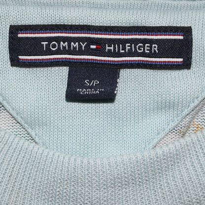 Womens UK Size S Tommy Hilfiger Blue Pullover Sweatshirt