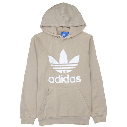 Mens UK Size M adidas Beige Pullover Hoodie