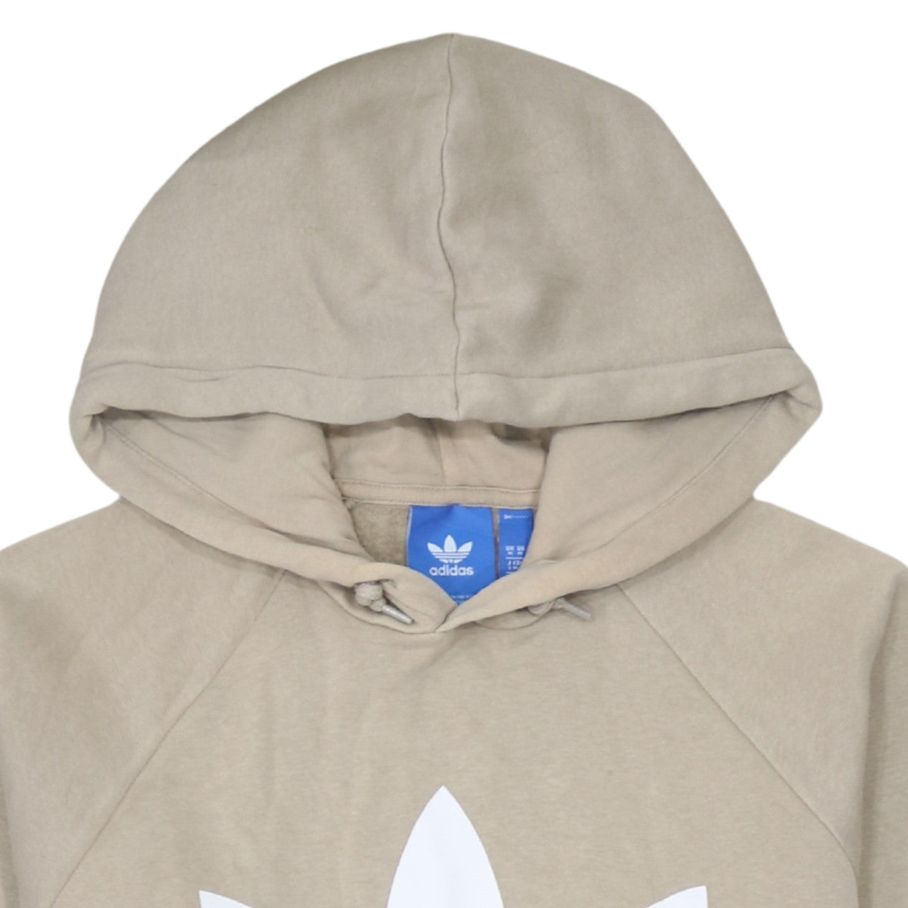 Mens UK Size M adidas Beige Pullover Hoodie