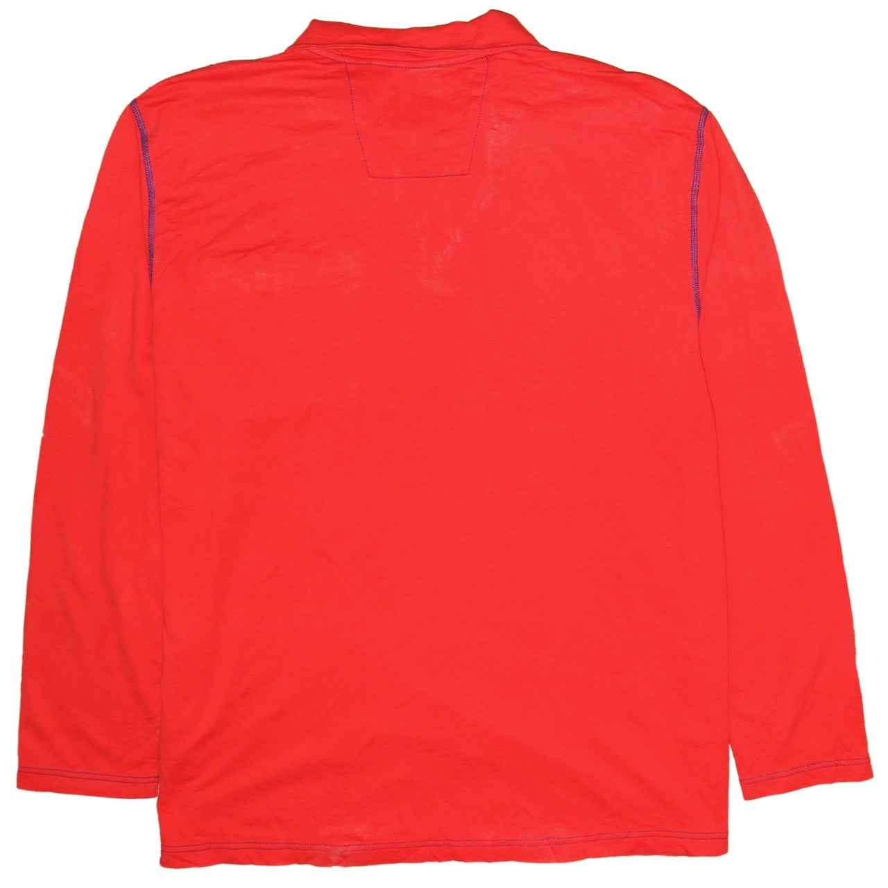 Mens UK Size 2XL Nautica Red Henley Sweatshirt
