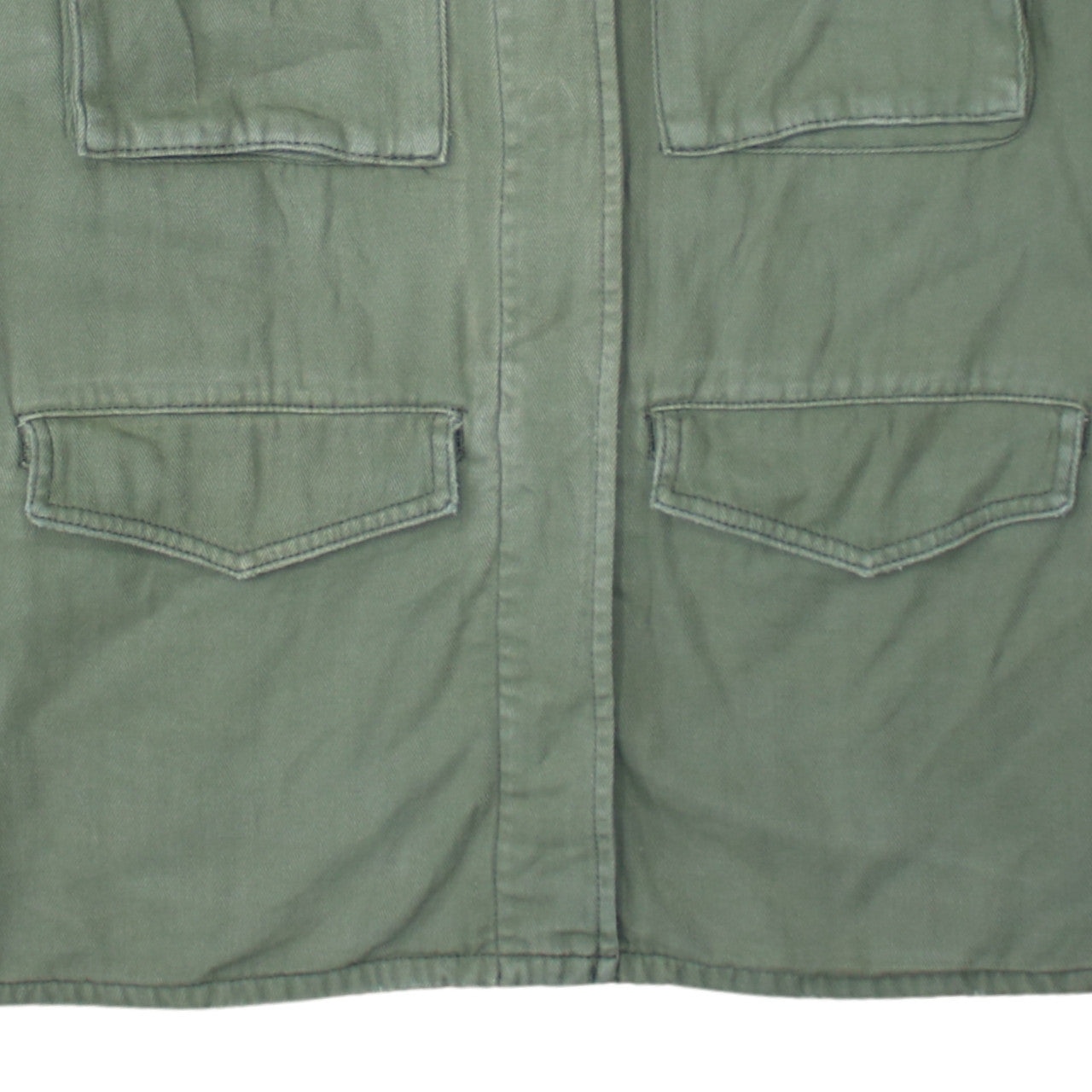 Womens UK Size 16 Topshop Green Basic Button-Up