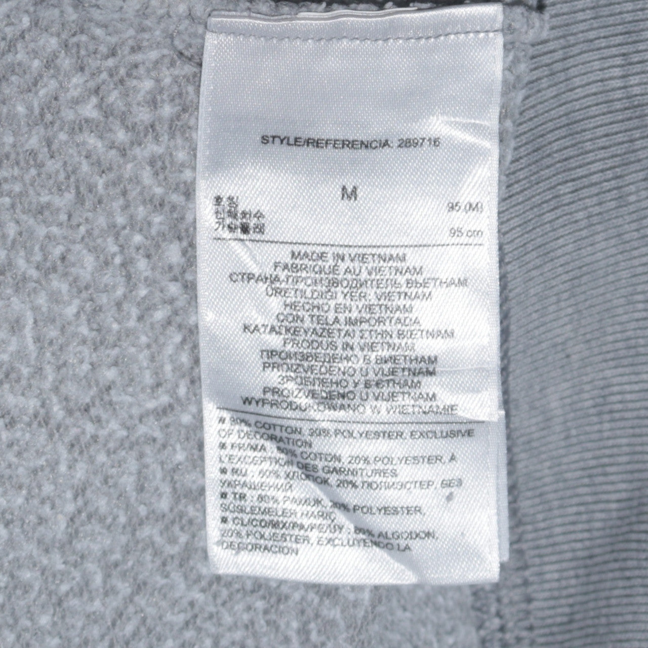 Womens UK Size M Gap Grey Pullover Hoodie