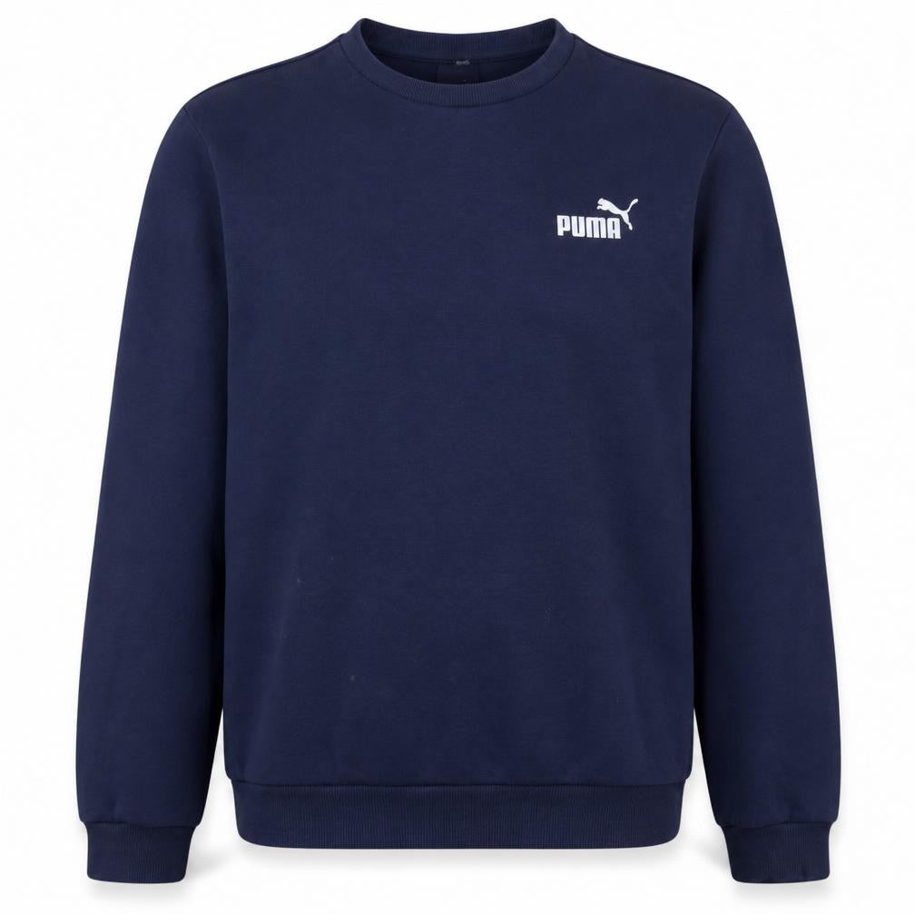 Mens UK Size M PUMA Blue Pullover Sweatshirt