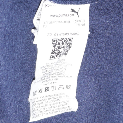 Mens UK Size M PUMA Blue Pullover Sweatshirt