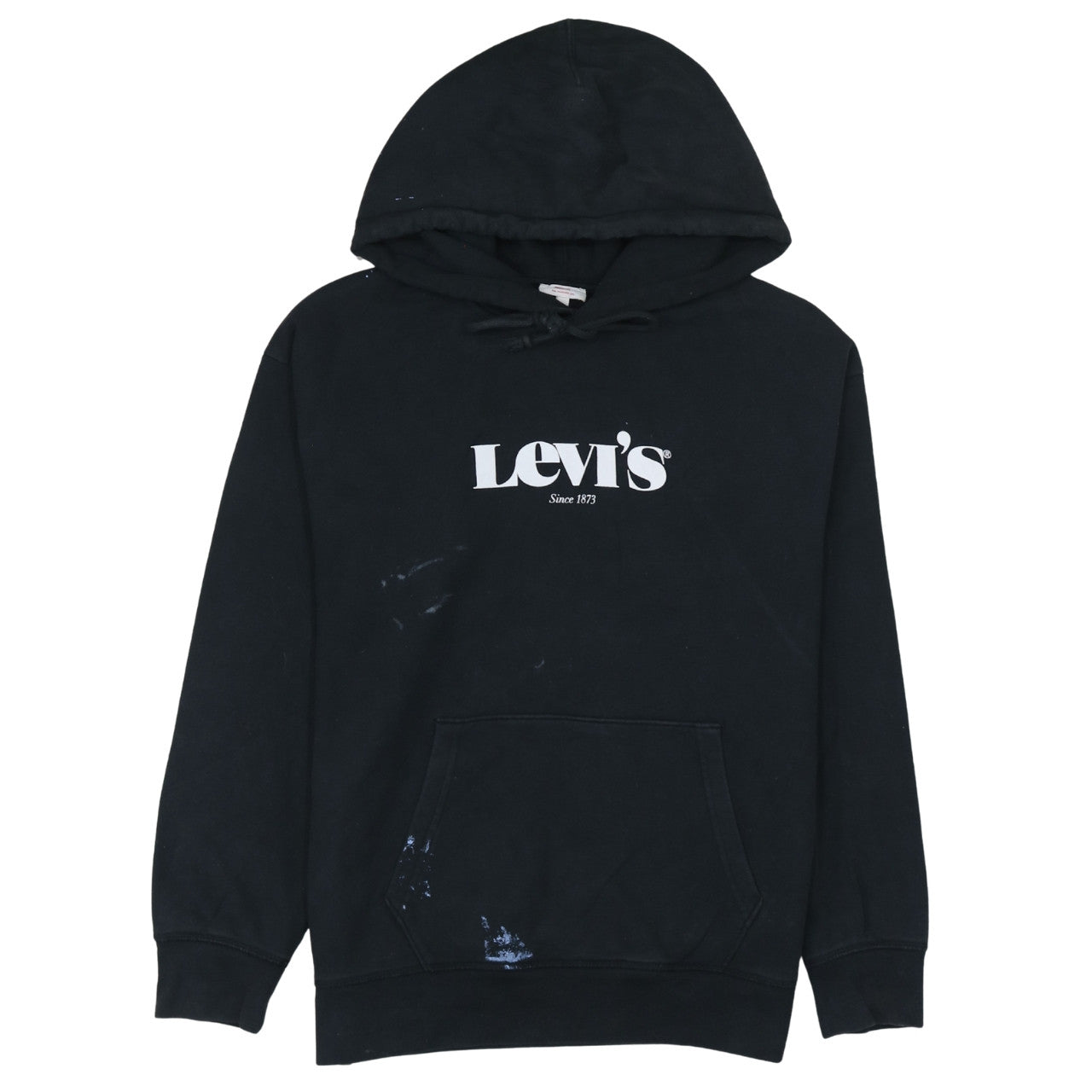 Mens UK Size L Levi's Black Pullover Hoodie