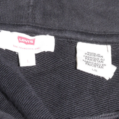 Mens UK Size L Levi's Black Pullover Hoodie
