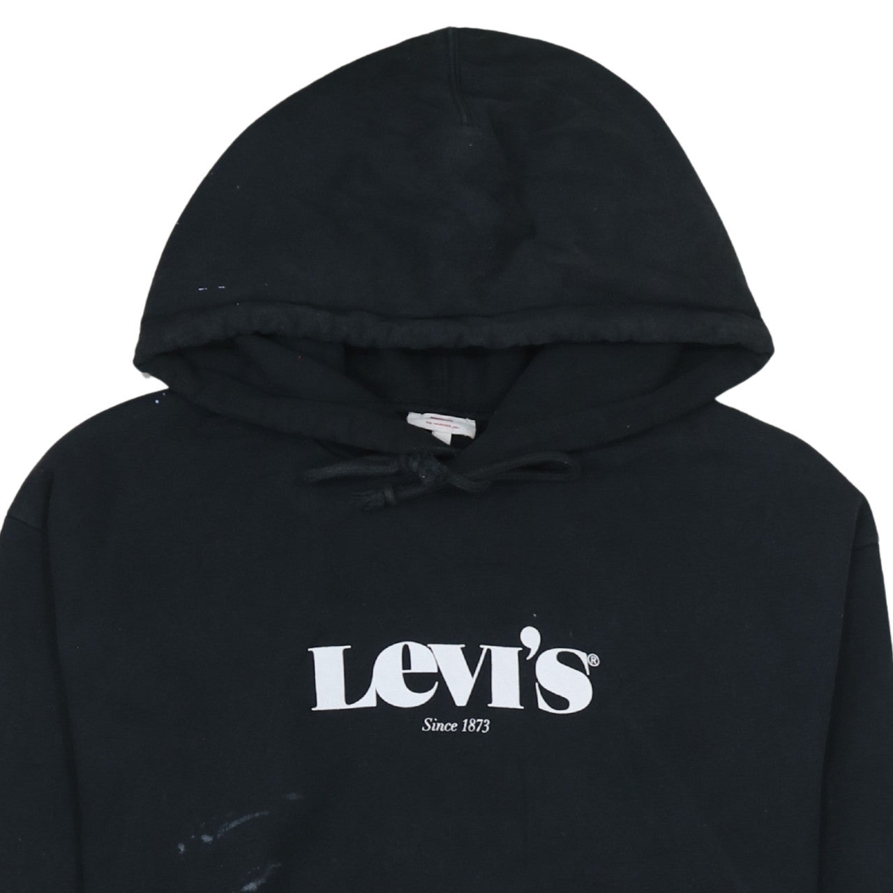 Mens UK Size L Levi's Black Pullover Hoodie