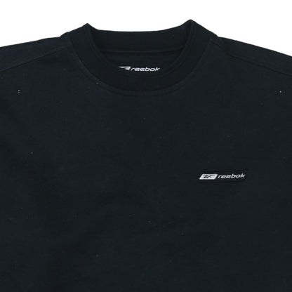 Mens UK Size S Reebok Black Pullover Sweatshirt