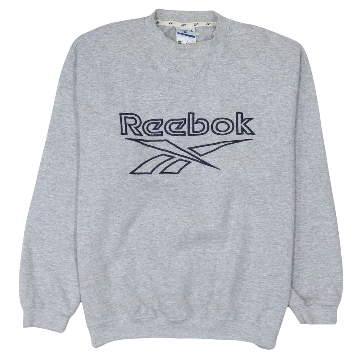 Mens UK Size S Reebok Grey Pullover Sweatshirt