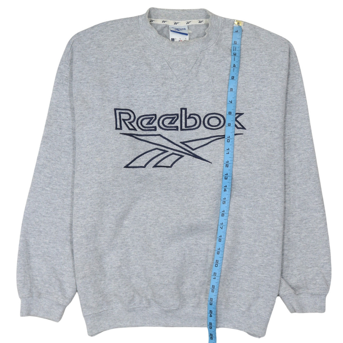 Mens UK Size S Reebok Grey Pullover Sweatshirt