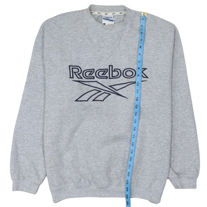 Mens UK Size S Reebok Grey Pullover Sweatshirt