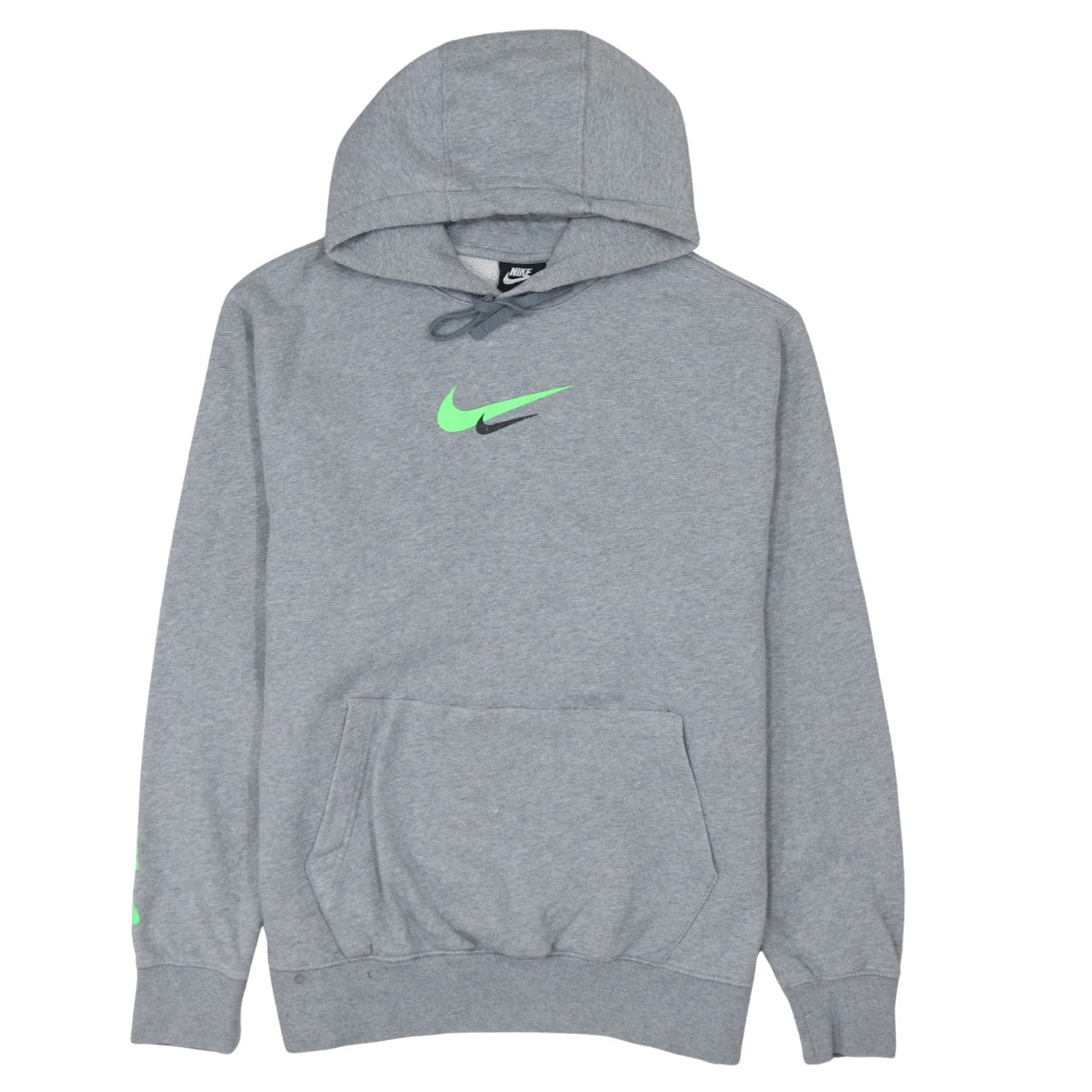 Mens UK Size M Nike Grey Pullover Hoodie