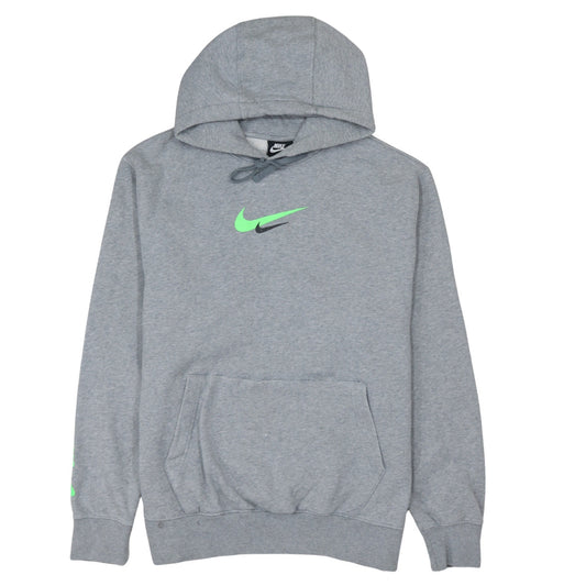 Mens UK Size M Nike Grey Pullover Hoodie