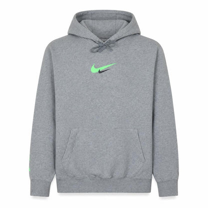 Mens UK Size M Nike Grey Pullover Hoodie