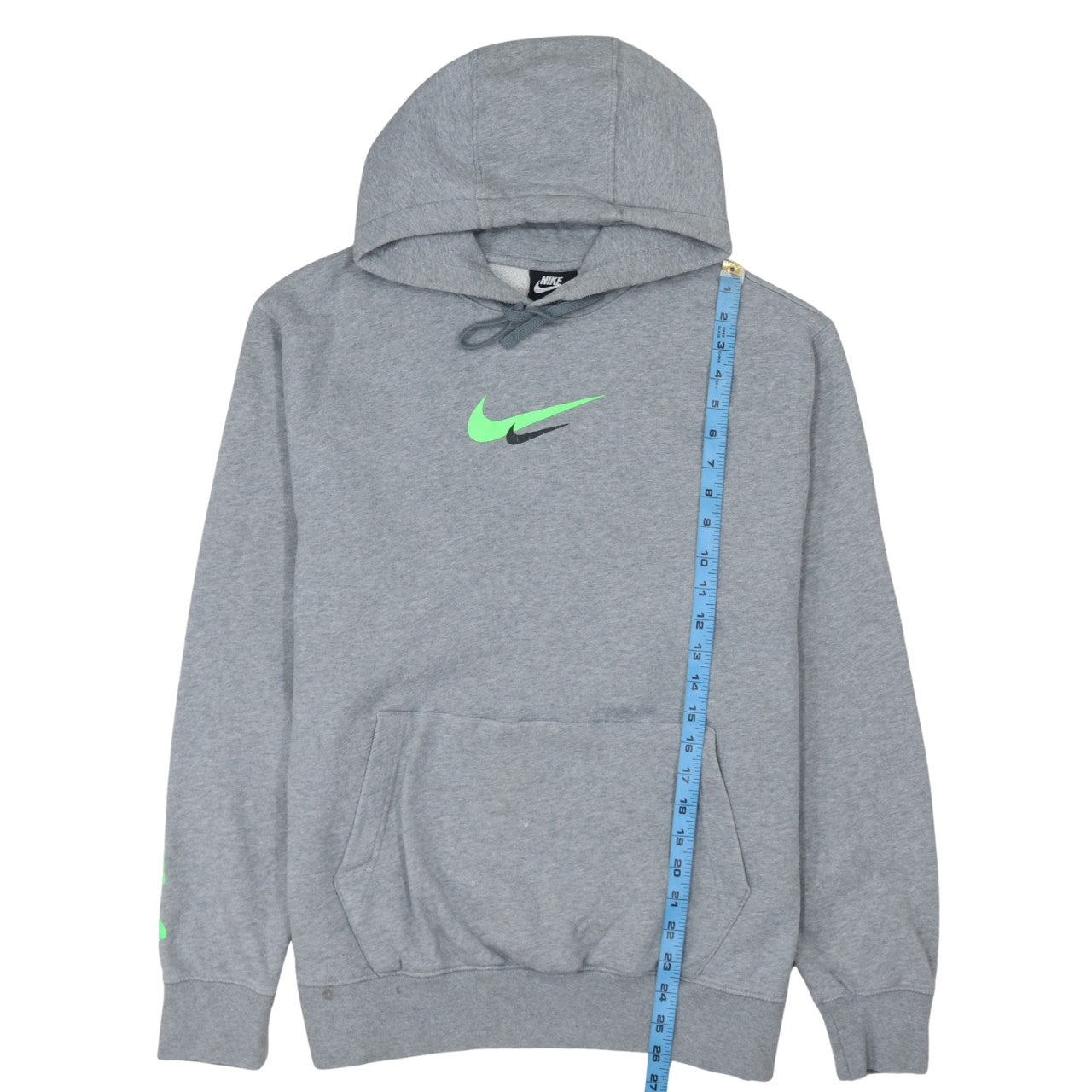 Mens UK Size M Nike Grey Pullover Hoodie