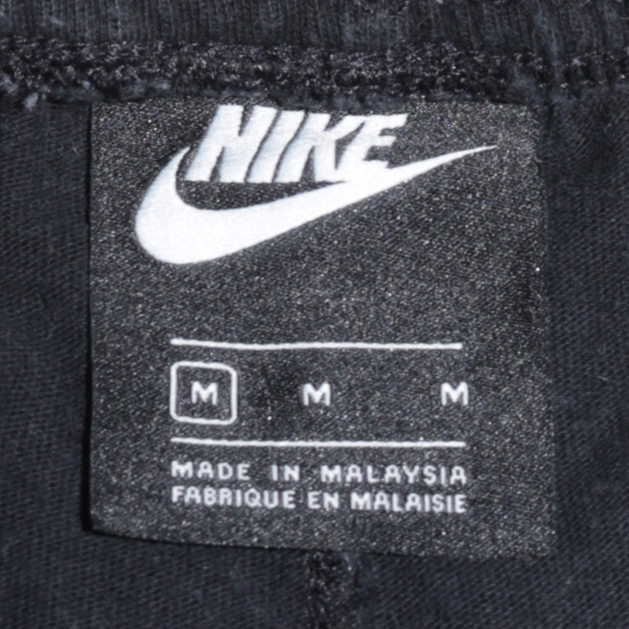 Mens UK Size M Nike Regular Fit Jogger Black Trousers