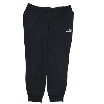Womens UK Size S PUMA Regular Fit Jogger Black Trousers
