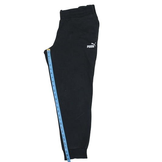 Womens UK Size S PUMA Regular Fit Jogger Black Trousers