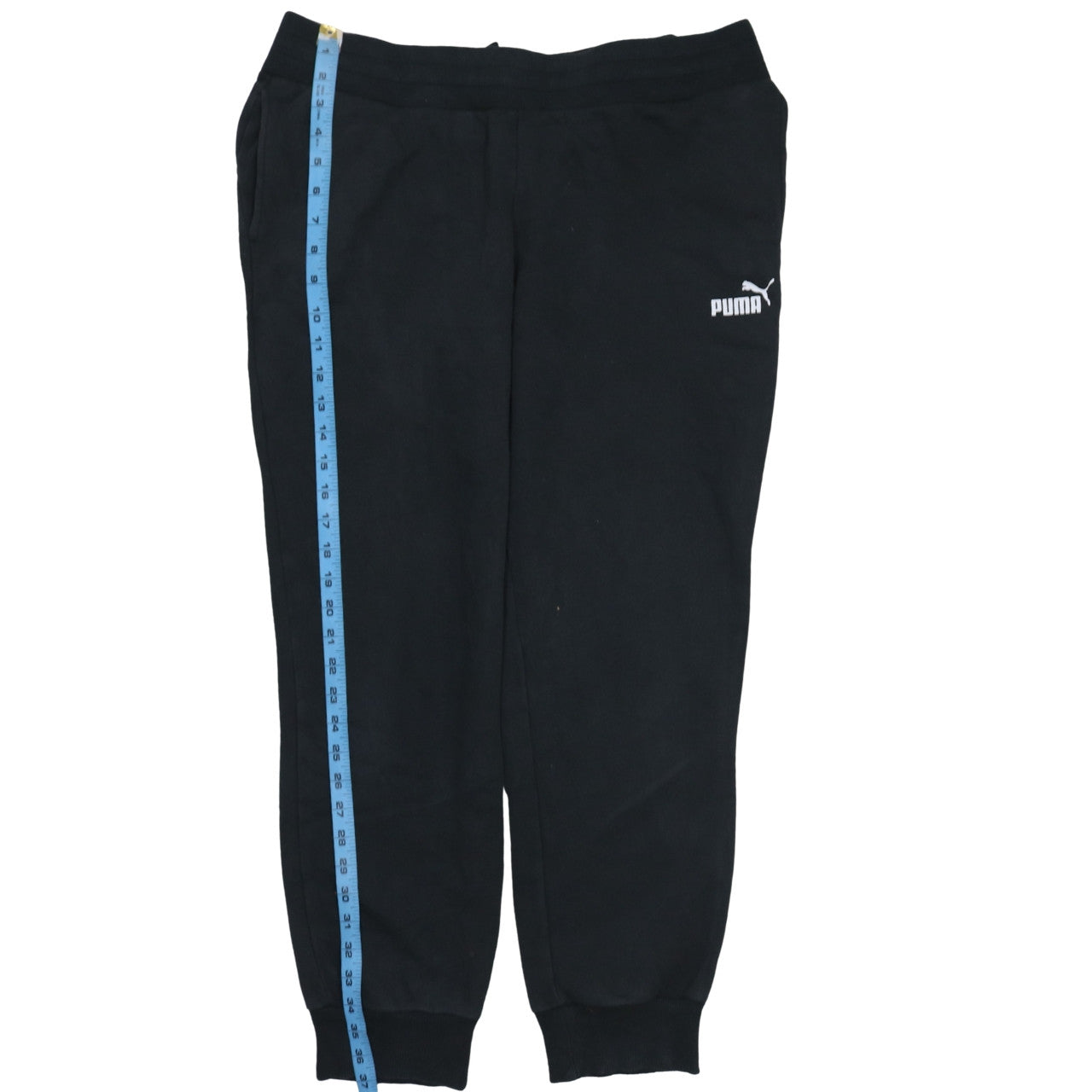 Womens UK Size S PUMA Regular Fit Jogger Black Trousers