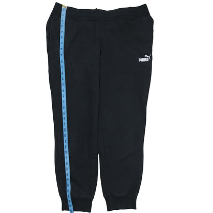 Womens UK Size S PUMA Regular Fit Jogger Black Trousers