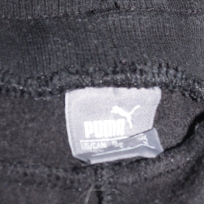 Womens UK Size S PUMA Regular Fit Jogger Black Trousers