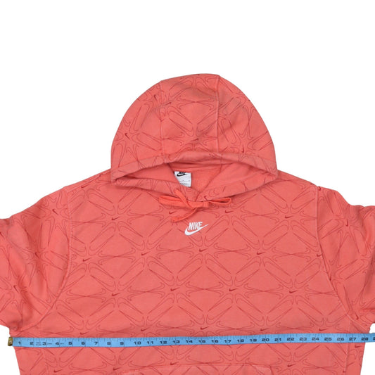 Womens UK Size XL Nike Pink Pullover Hoodie