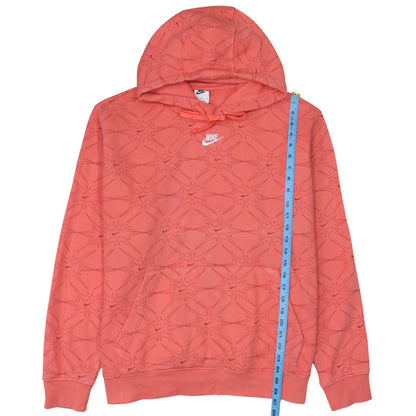 Womens UK Size XL Nike Pink Pullover Hoodie