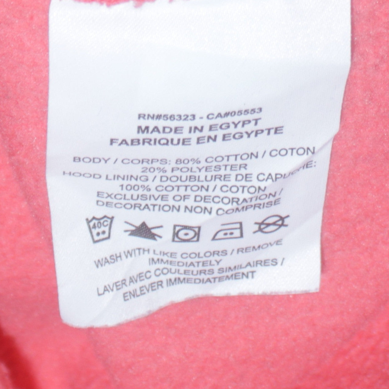 Womens UK Size XL Nike Pink Pullover Hoodie