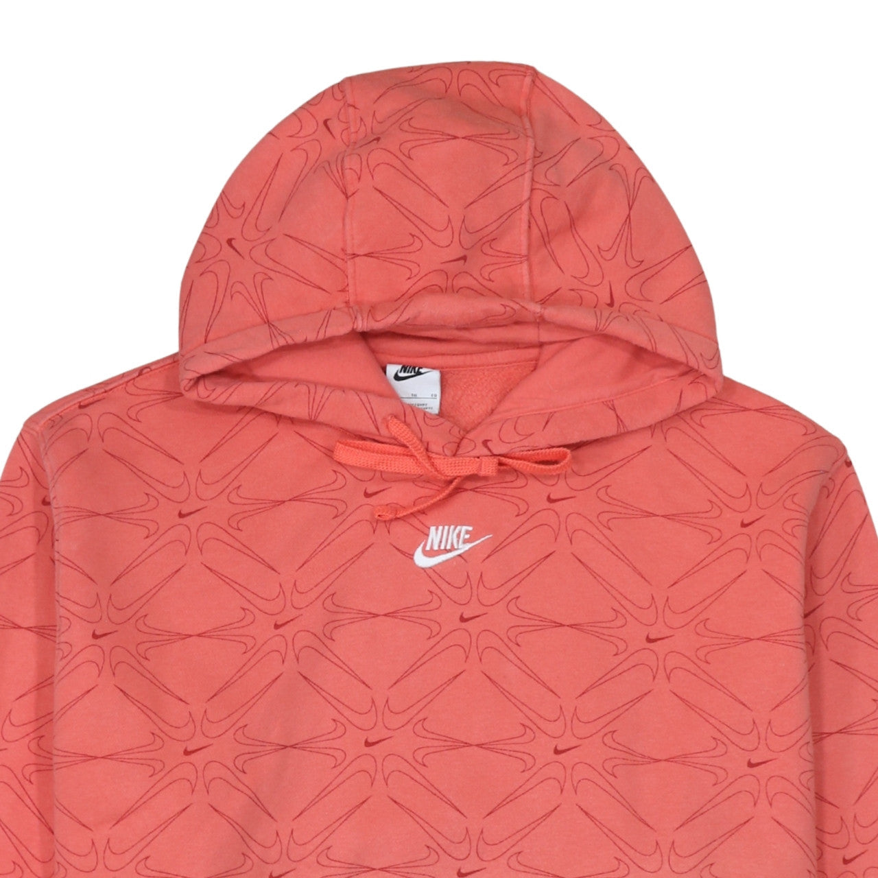 Womens UK Size XL Nike Pink Pullover Hoodie