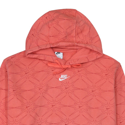 Womens UK Size XL Nike Pink Pullover Hoodie