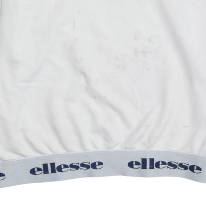 Womens UK Size XS ellesse White Pullover Sweatshirt
